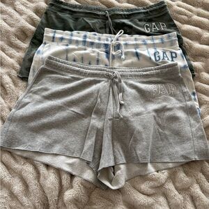 GAP Sweat Shorts Bundle 3 Pair XL Gray Tie Dye Camo Lounge